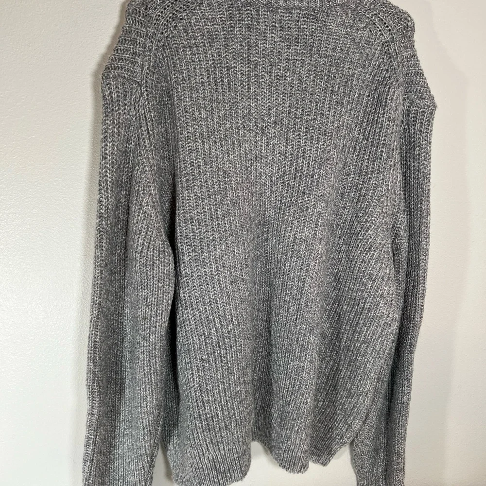 Banana Republic wool quarter zip Gray Men's‎ Sweater XXL